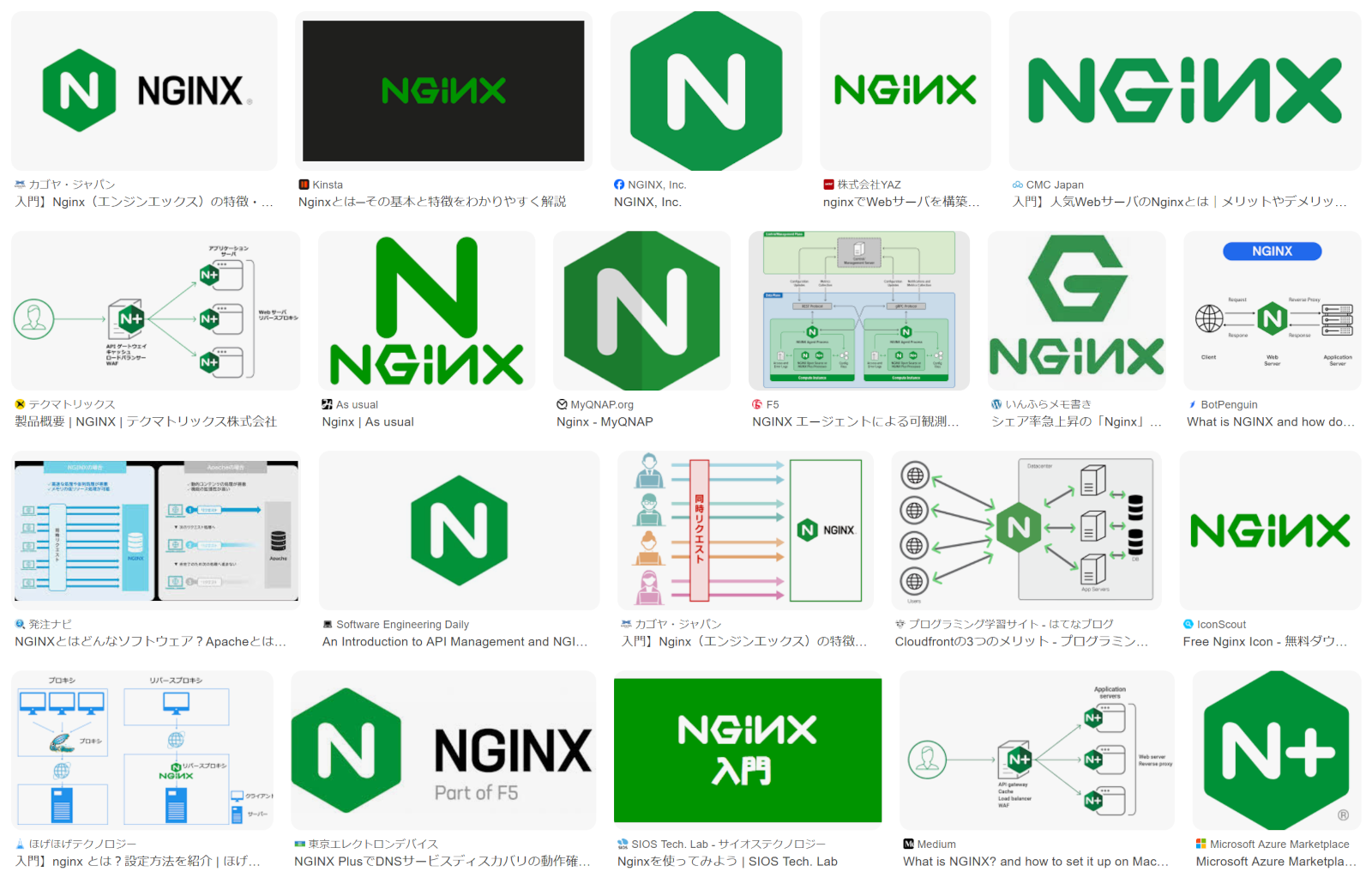 Nginxを使ってリバースプロキシーの設定をする