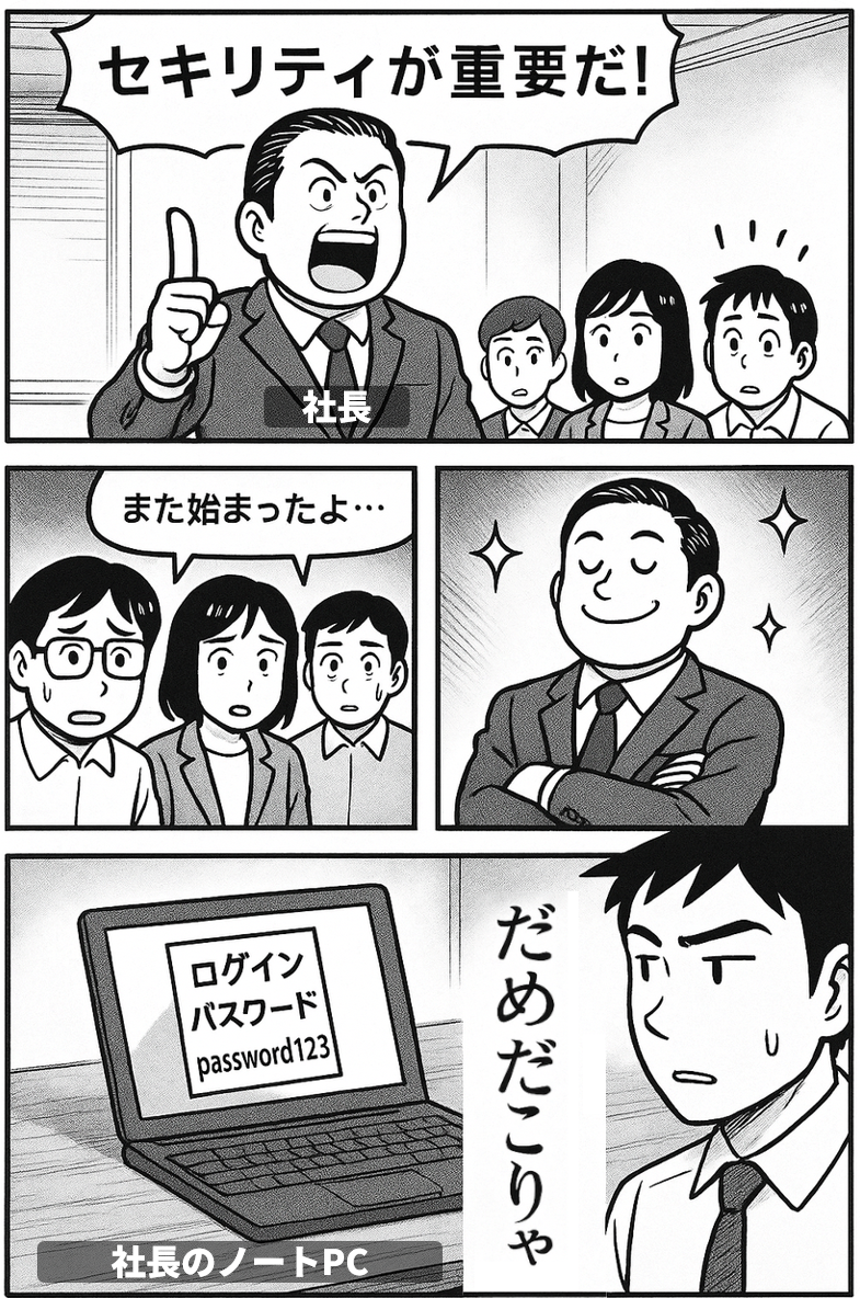 社長のセキュリティ(^^