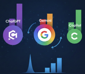 Gemini, ChatGPT, Copilot　利用されている割合はどのくらいの比率ですかね？