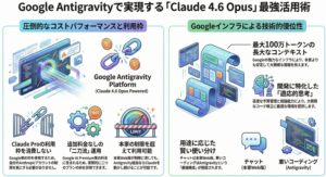 AntigravityにおけるClaude 4.6 Opus利用の優位性と戦略的背景：ブリーフィング・ドキュメント