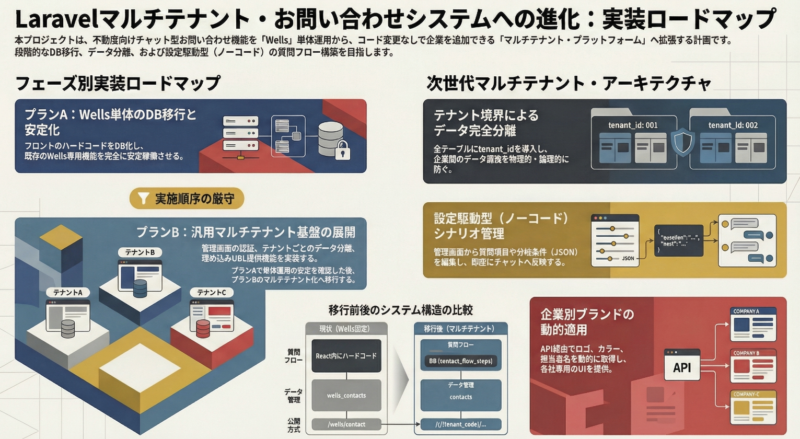 ハードコードからの脱却：不動産チャット『Wells』がマルチテナントSaaSへ進化する舞台裏