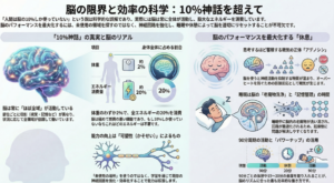 脳の「10%神話」を覆す：私たちが知らなかった、知的パフォーマンスを最大化する5つの真実