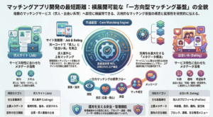 【概念解説】マッチングアプリの魔法を解き明かす：一方向型マッチングの共通構造