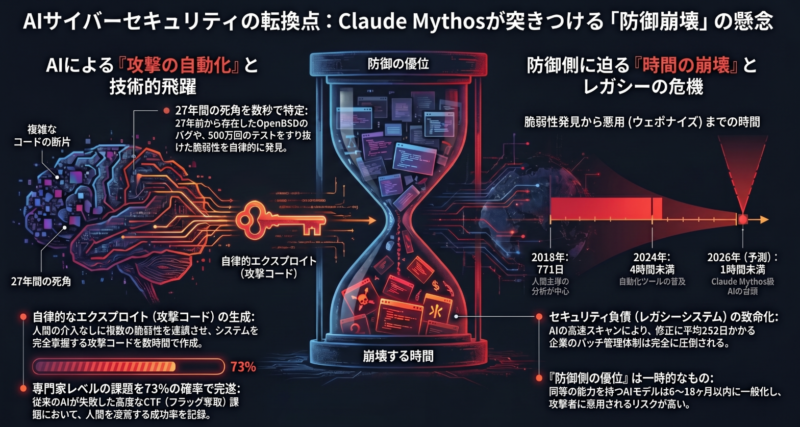AIが「ハッカー」になる日：Anthropic『Claude Mythos』が突きつけたサイバー危機の正体
