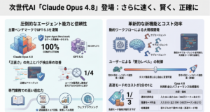 次世代AIモデル「Claude Opus 4.8」導入検討評価書：専門業務における生産性と信頼性の変革