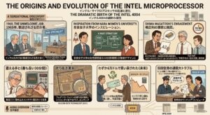 世界初のマイクロプロセッサであるIntel 4004の開発秘話